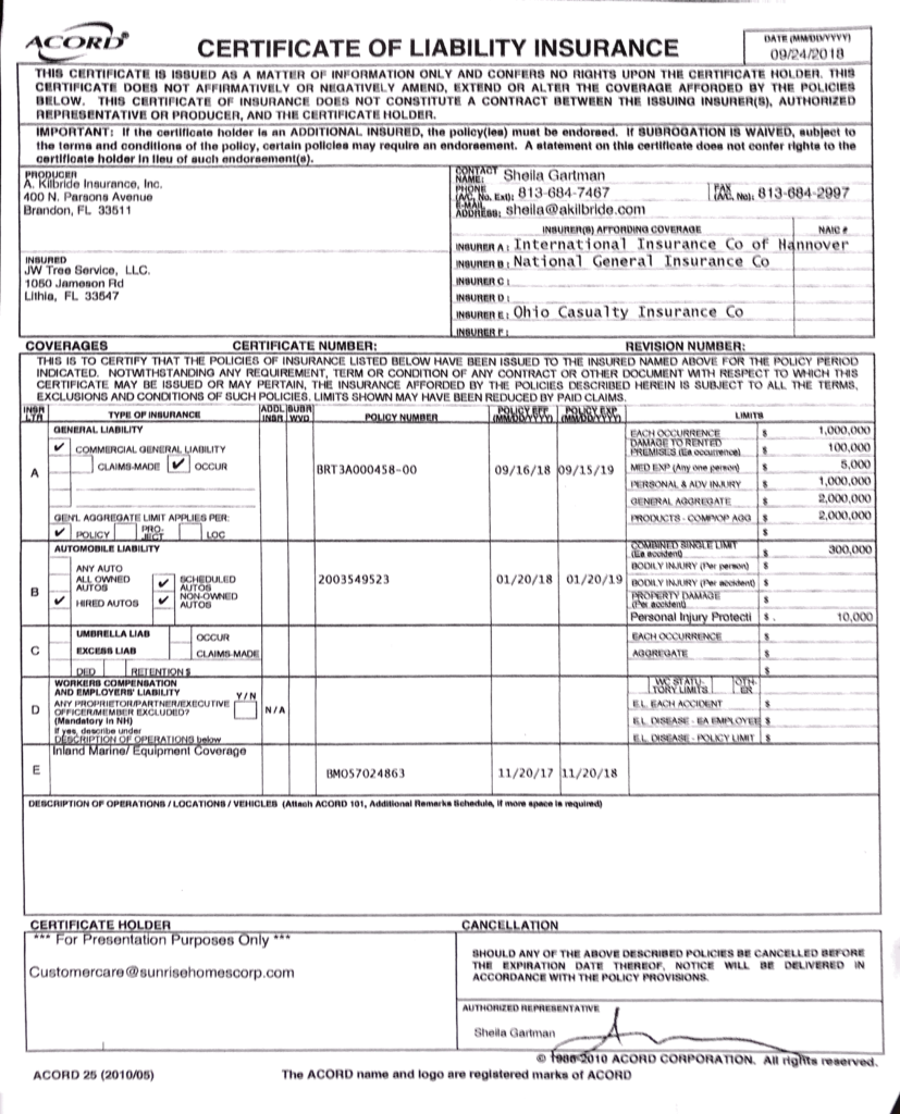 insurance-certificate-2018 - JW Tree Service